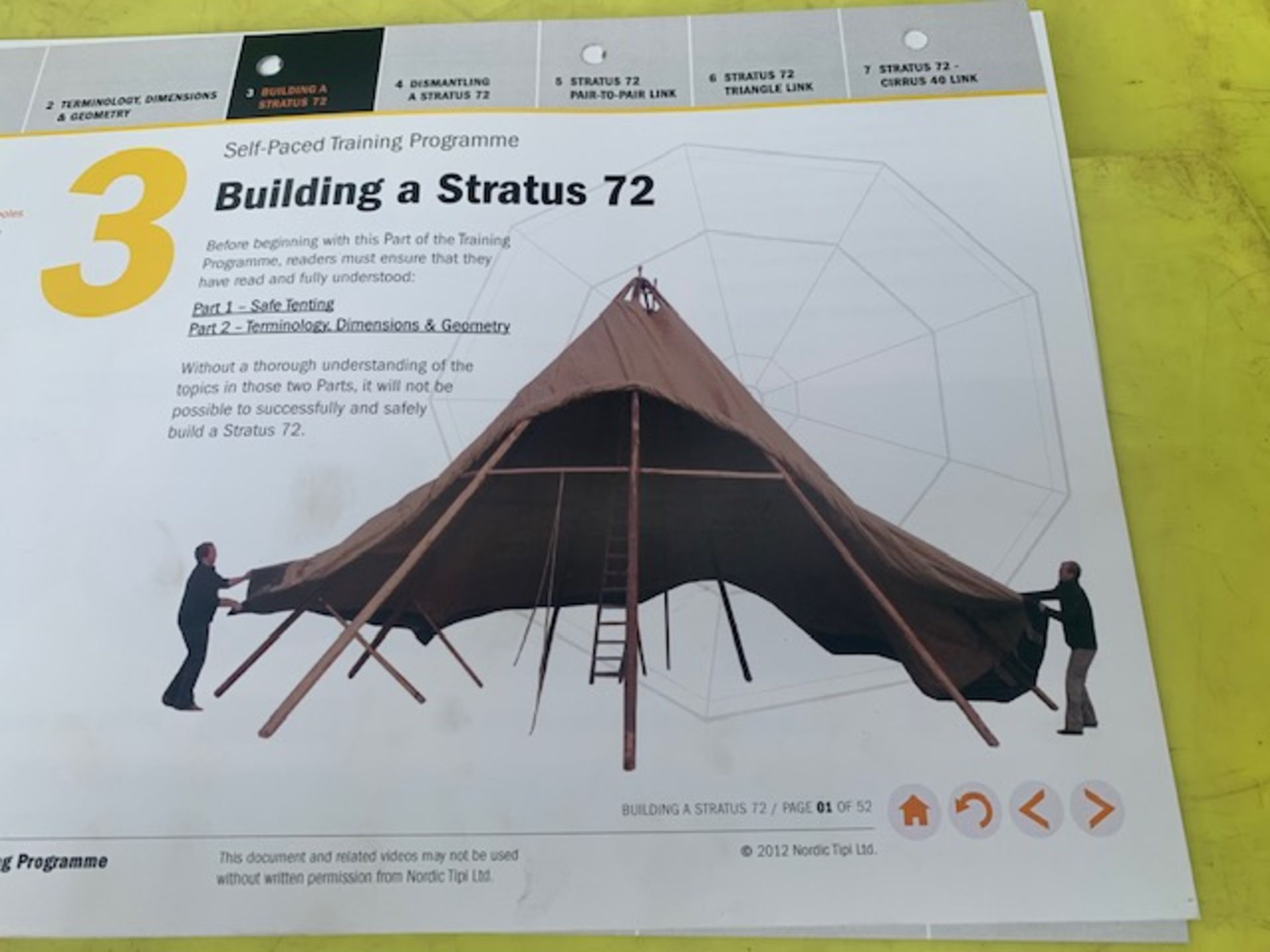 Tentipi Stratus 72 Traditional Nordic Style Tipi, (2016 Canvas please note canvases have visible - Image 8 of 8