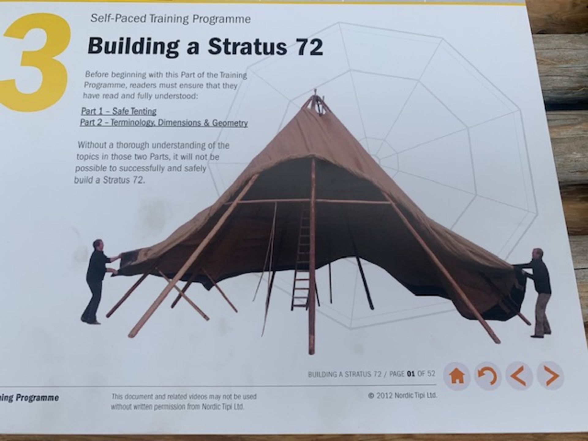 Tentipi Stratus 72 Traditional Nordic Style Tipi, (2018 Canvas) Diameter 10.4m Height 9m c/w - Image 7 of 7