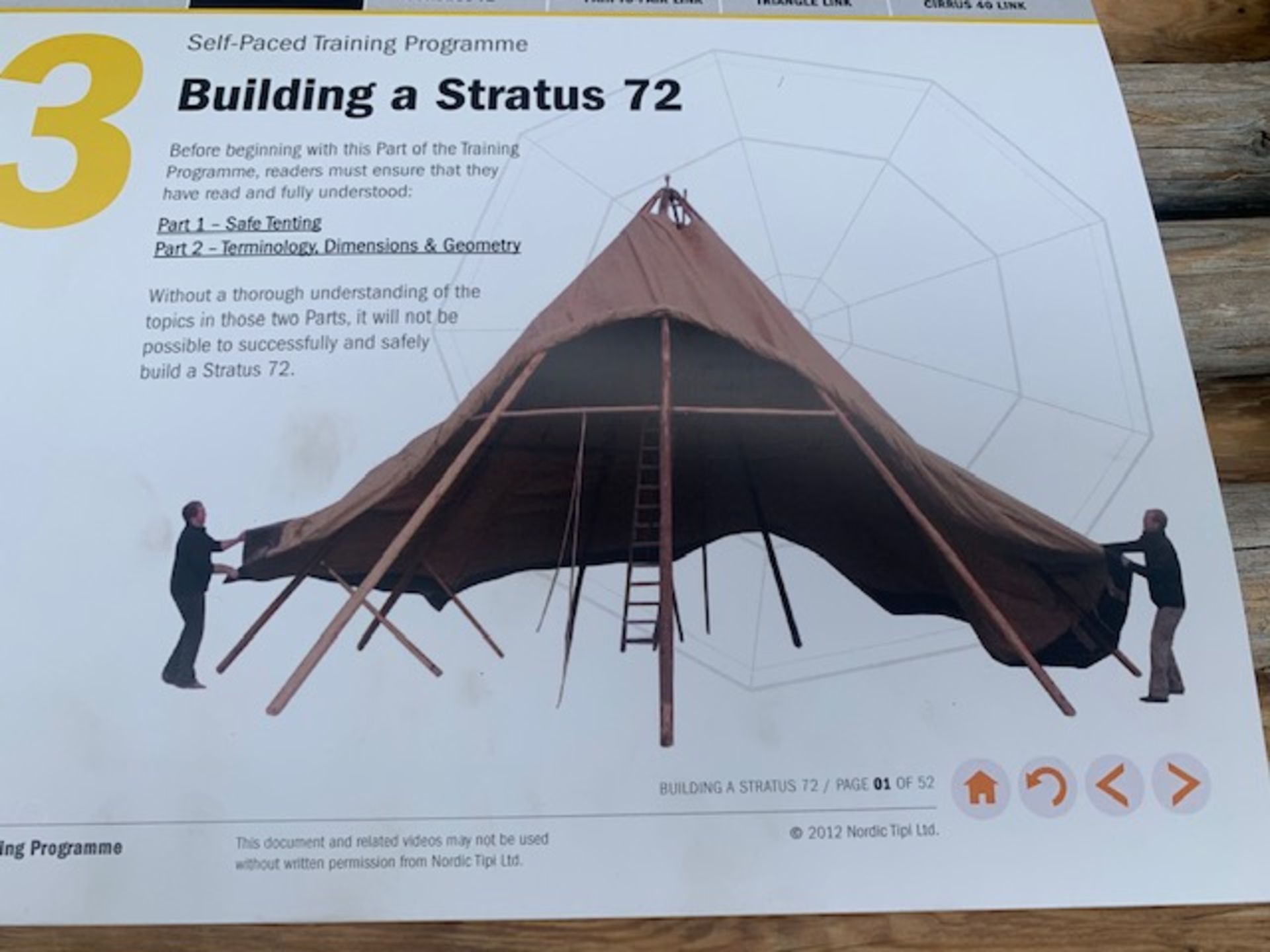 Tentipi Stratus 72 Traditional Nordic Style Tipi, (2018 Canvas) Diameter 10.4m Height 9m c/w - Image 8 of 8