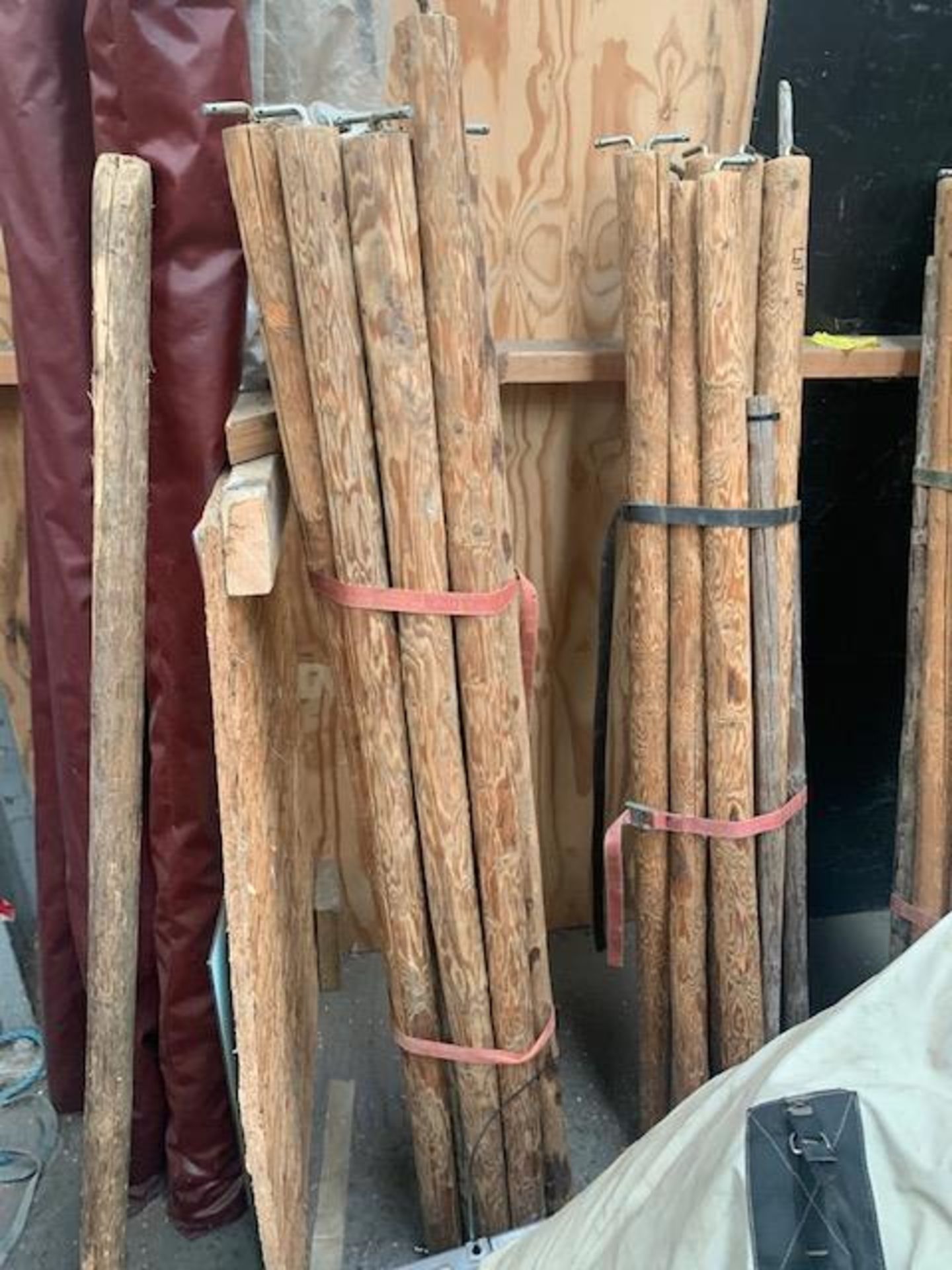 Spare set of poles for Tentipi Cirrus 40 Traditional Nordic Style Tipi c/w hardware box containing