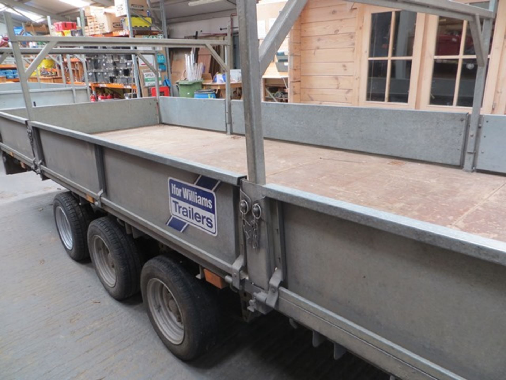 Ifor Williams KFG35Z chassis with universal trailers LM186G low loading triple axle trailer - Image 4 of 8