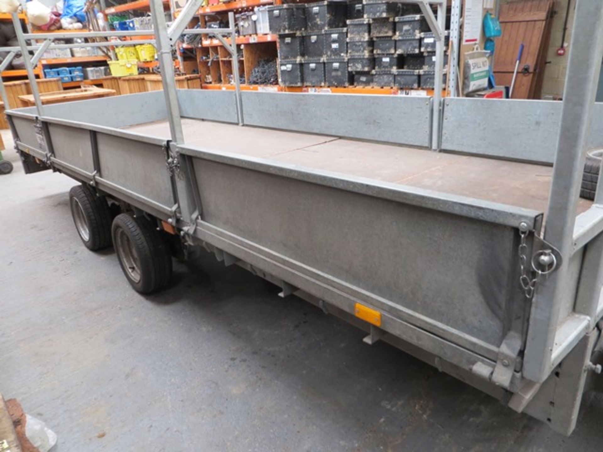 Ifor Williams KFG35Z chassis with universal trailers LM186G low loading double axle trailer - Image 8 of 9