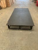 12' x 8' raised stage comprising 3 x 8' x 4' sections