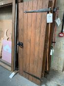 Set of Barn Style Doors for Tentipi Stratus 72 Tipi with Joinery Gear to include 2 Lifters,
