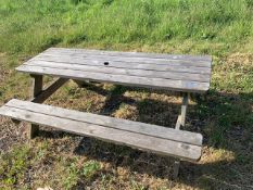 Two Picnic Benches