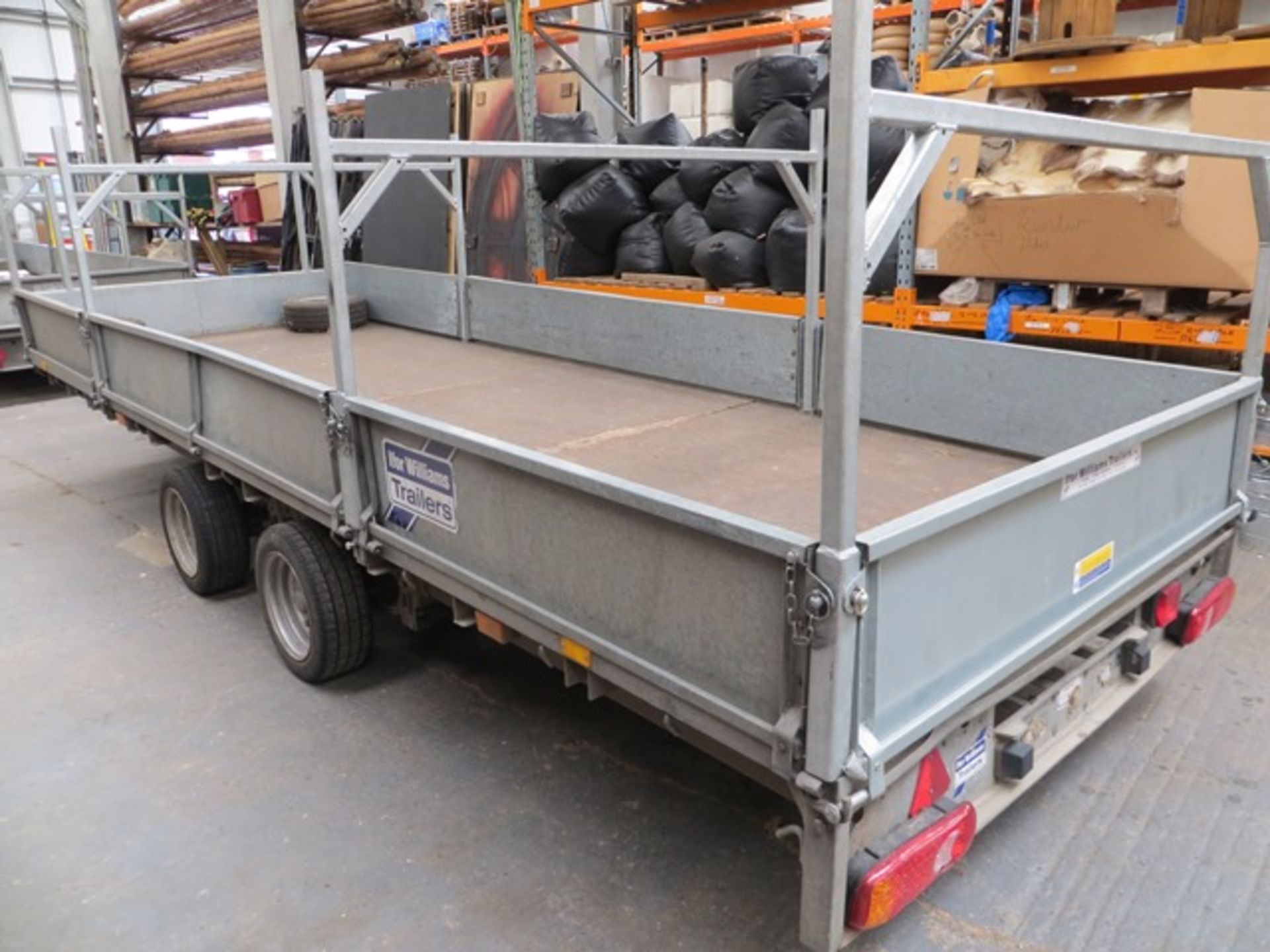 Ifor Williams KFG35Z chassis with universal trailers LM186G low loading double axle trailer - Image 9 of 9