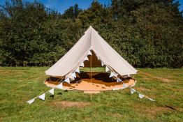 Two SoulPad 5000 Hybrid Bell Tent c/w 4 x Coconut Floor Matting * Please note both of these Bell te