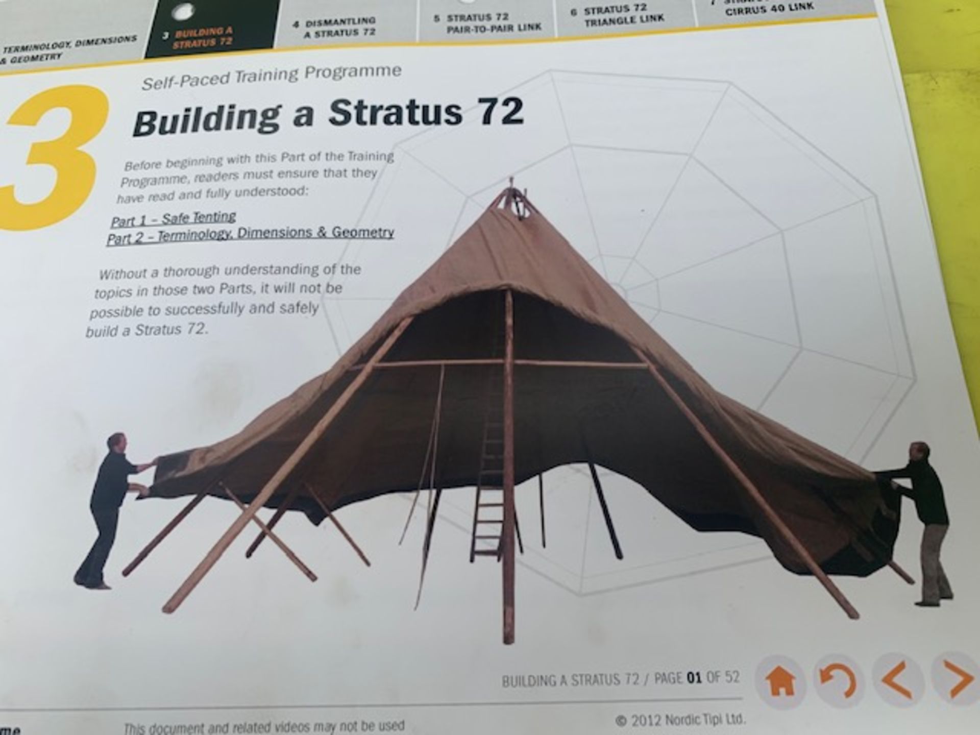 Tentipi Stratus 72 Traditional Nordic Style Tipi, (2016 Canvas please note canvases have visible - Image 8 of 8