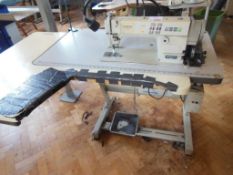 Brother DB2-B737-415 E-40 industrial flatbed sewing machine, three phase. NB: this item has no CE