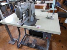 Singer industrial bartack sewing machine, s/n 269W126, three phase. NB: this item has no CE marking