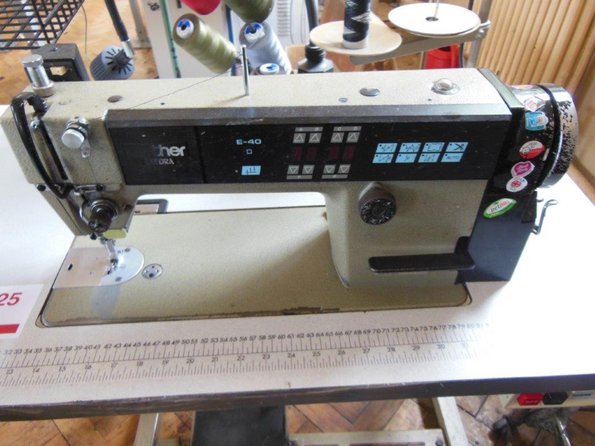 Brother DB2-B737-913 industrial flatbed sewing machine, three phase. NB: this item has no CE - Image 2 of 4