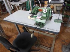 Benz 816 blind stitch sewing machine, single phase. NB: this item has no CE marking. The Purchaser