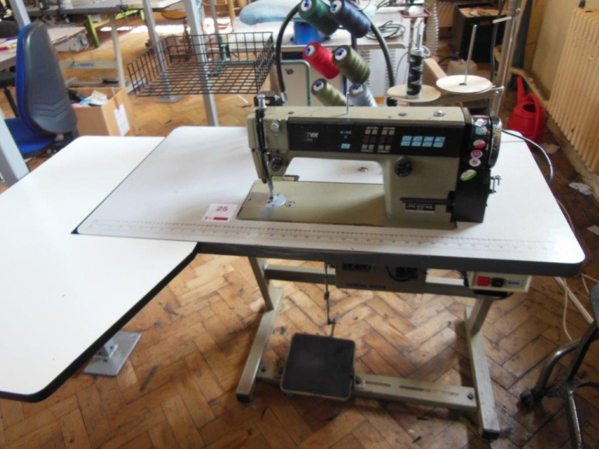 Brother DB2-B737-913 industrial flatbed sewing machine, three phase. NB: this item has no CE