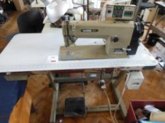 Brother Exedra DB2-B737-403 industrial flatbed sewing machine, three phase. NB: this item has no CE