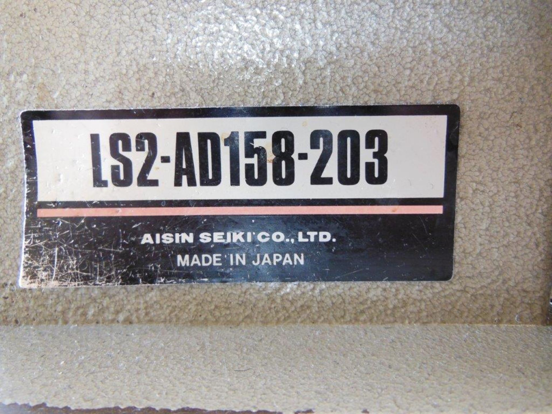 Aisin Seiki Ltd LS2-AD158-203 industrial flatbed sewing machine, three phase. NB: this item has no - Image 4 of 4