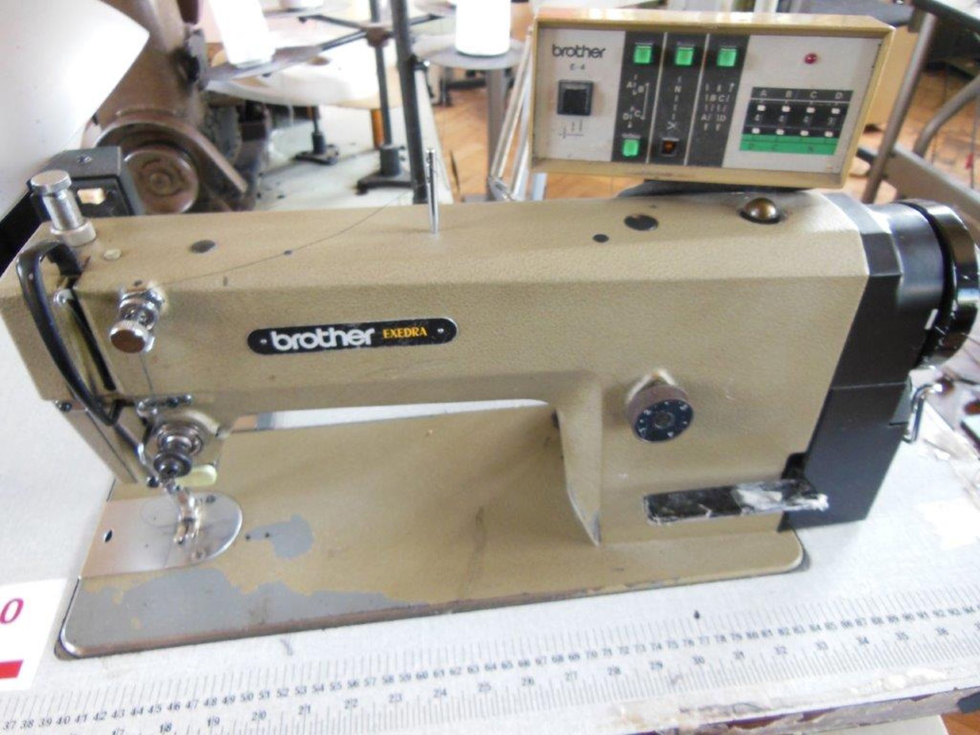 Brother Exedra DB2-B737-403 industrial flatbed sewing machine, three phase. NB: this item has no CE - Image 2 of 4