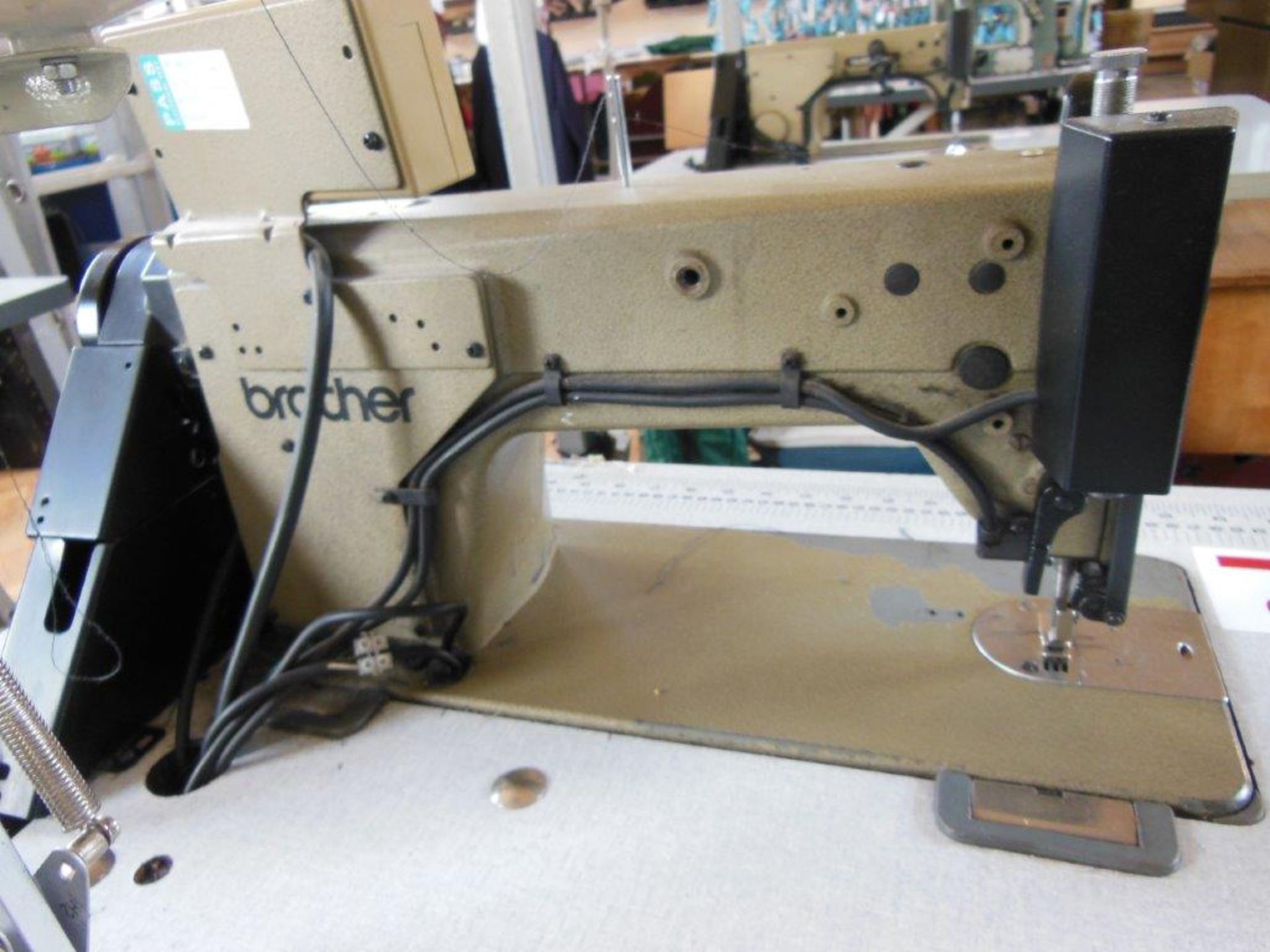 Brother Exedra DB2-B737-403 industrial flatbed sewing machine, three phase. NB: this item has no CE - Image 3 of 4