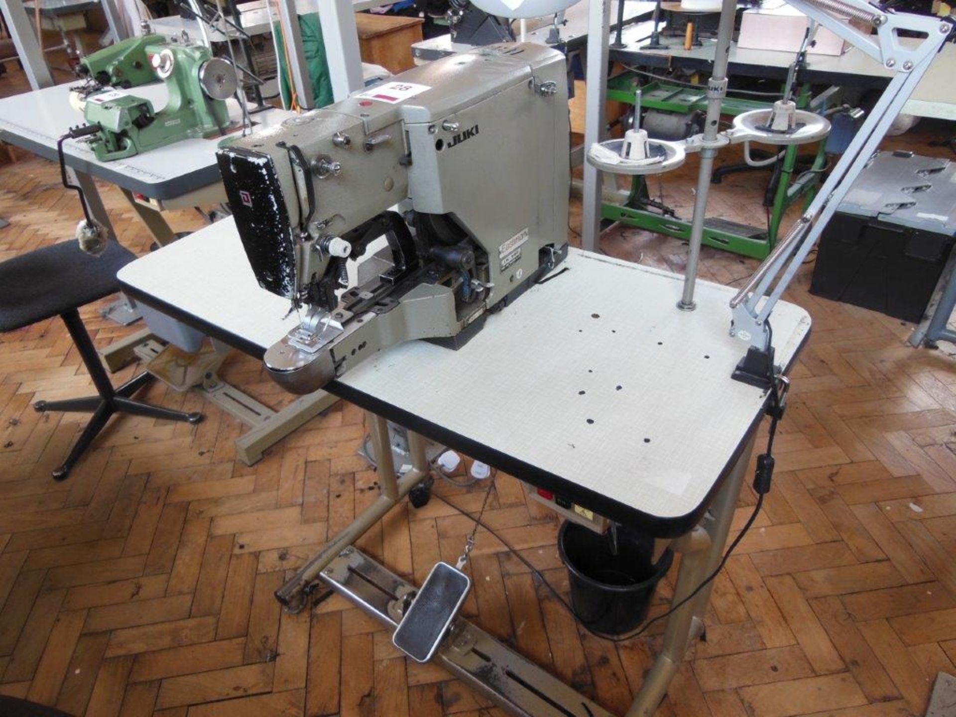 Juki LK-980 bartack industrial sewing machine, single phase. NB: this item has no CE marking. The