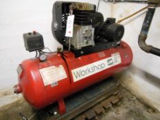 SIP 420/150 air compressor, s/n 08573 (1997). NB This lot is locted in the basement and will to...