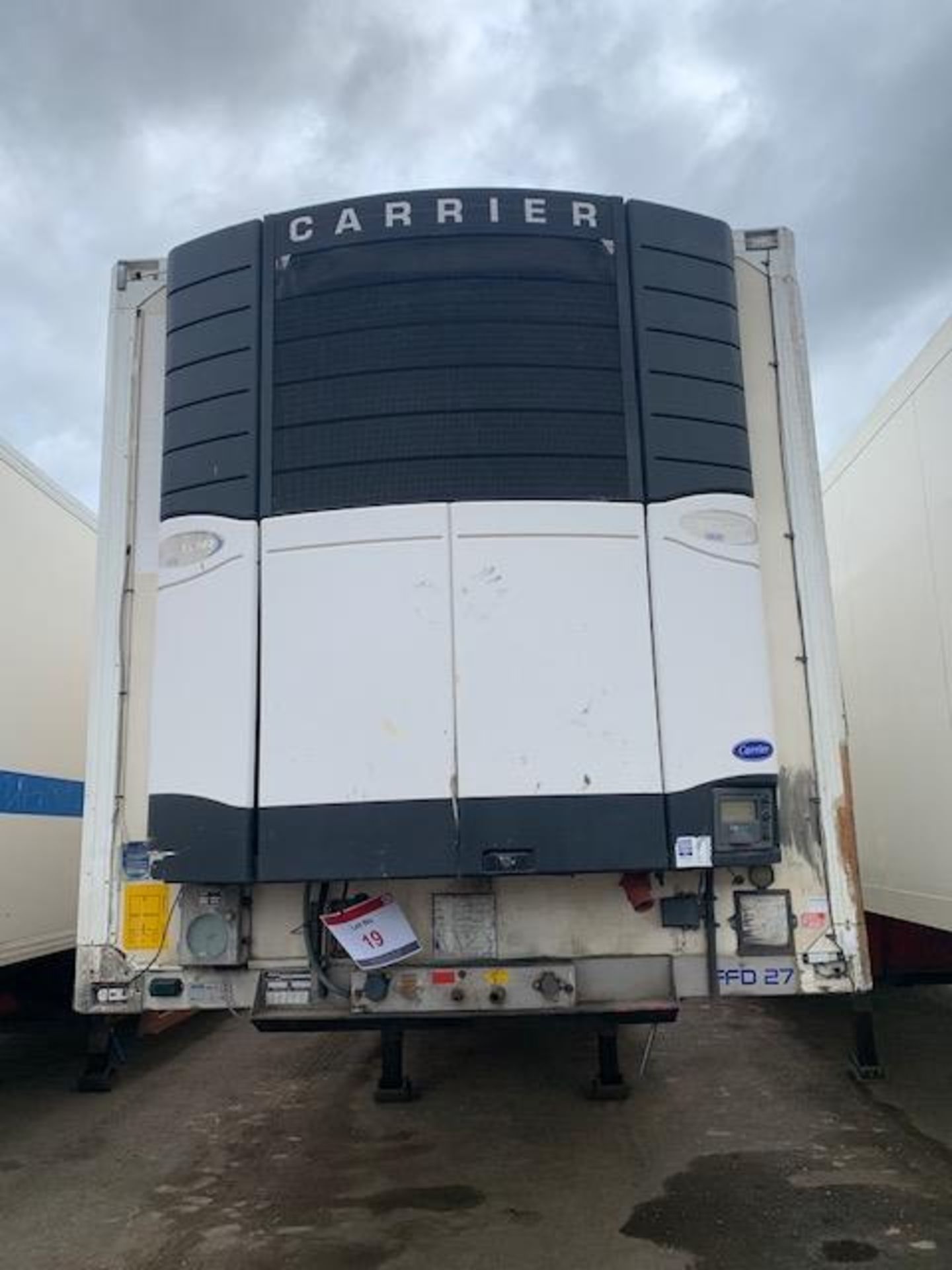 Grays & Adams 14m triple axle Vector 1800 logicold refrigerated trailer Serial No. 14894 DOM: 2003