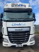 DAF XF510 Euro 6 6x2 44,000Kg Tractor Unit twin berth Registration No. GN16 FRC 503,652 recorded kms