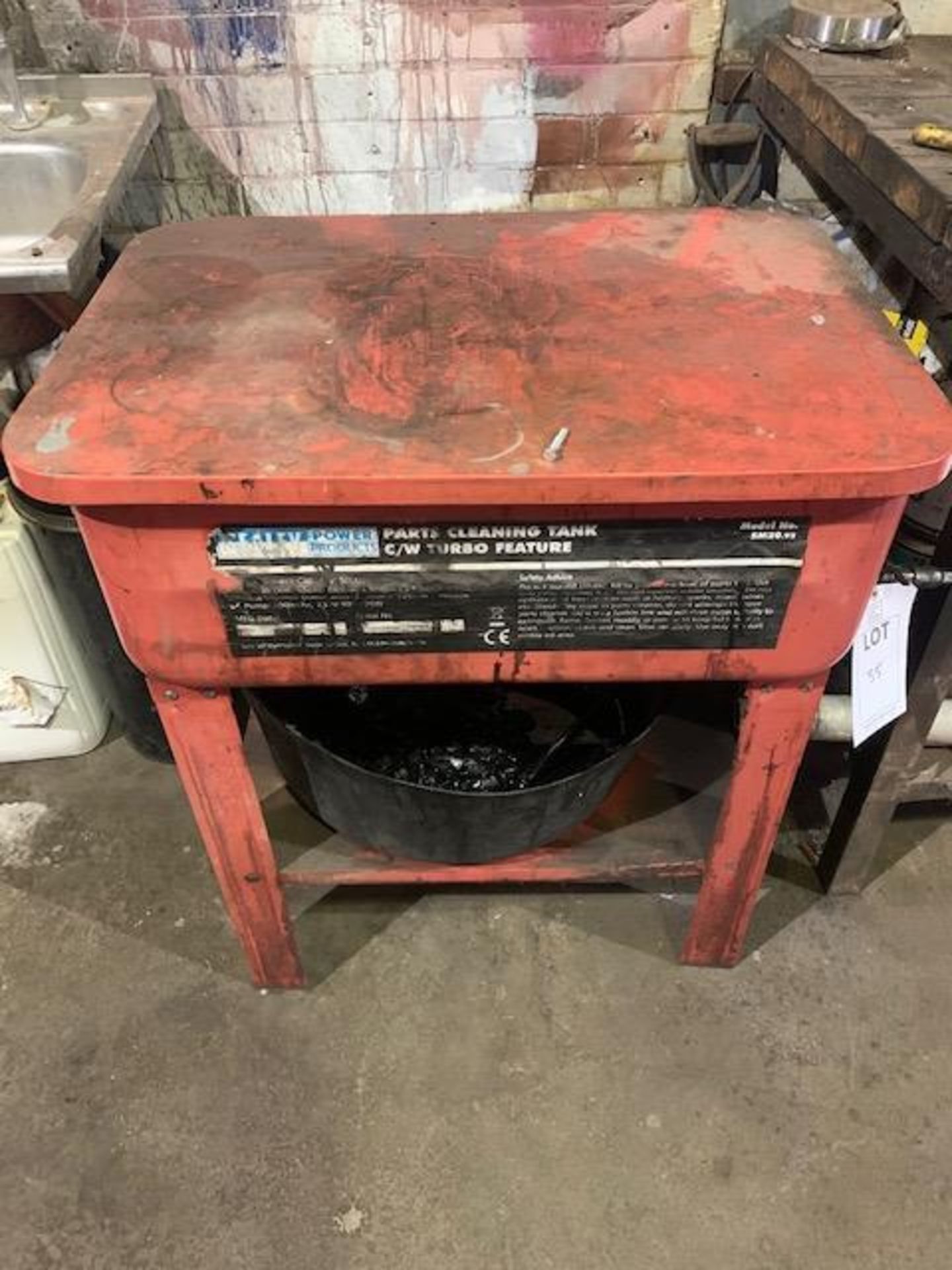 Sealey 50 litre parts washer model SM20-V3