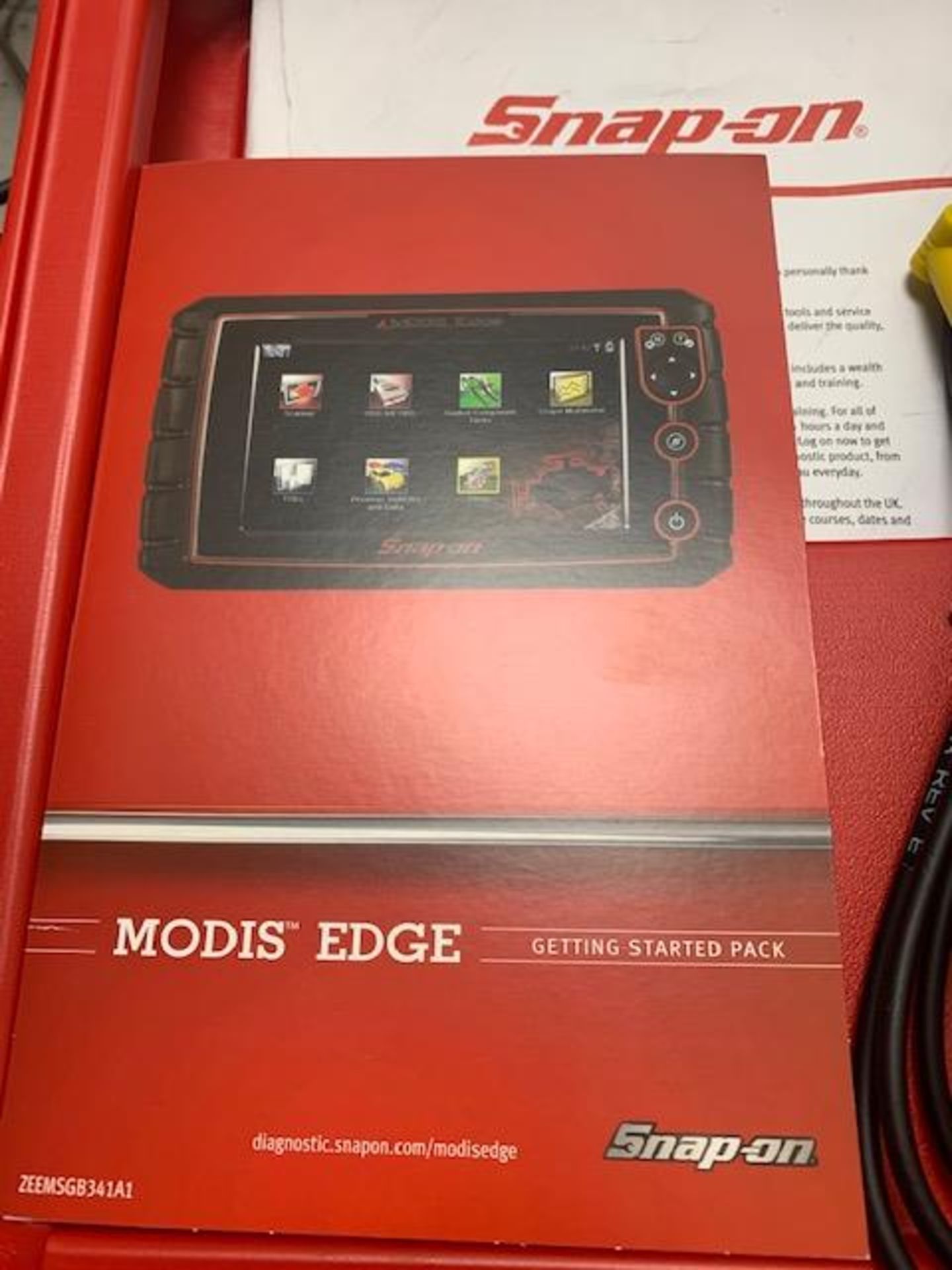 Snap on Modis Edge Diagnostics Kit model EEMS341 c/w carry case & leads - Image 4 of 7