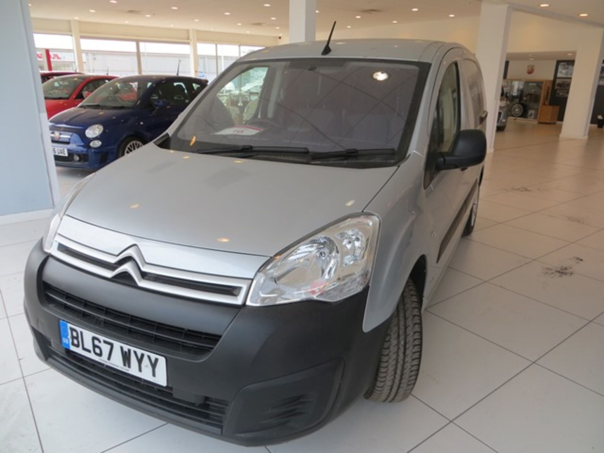 Citroen Berlingo 625 Enterprise Blu diesel SWB panel van matallic silver Air conditioning and Sat