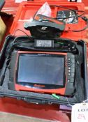 Snap On Verus Pro, model EEHD301-6 diagnostic touch screen tablet, with Snap EESM 300 scan module,