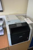 HP E Printer inkjet printer, Brother MFC-9140 CDN laser printer