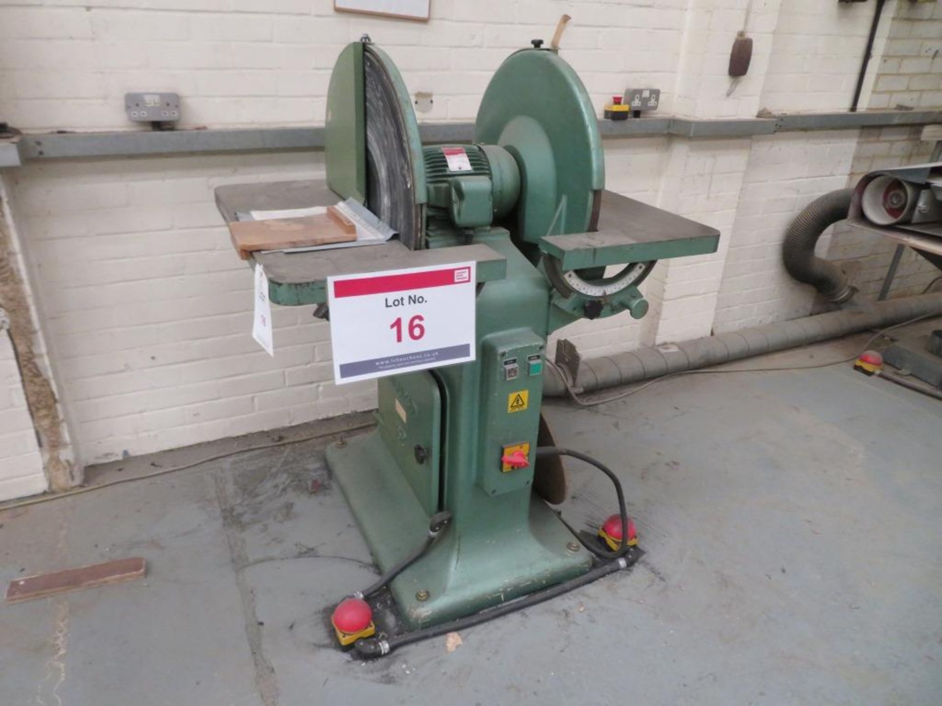 Phillipson BP vertical disk sander. NB. A work Method Statement and Risk Assessment must be provided - Image 2 of 3