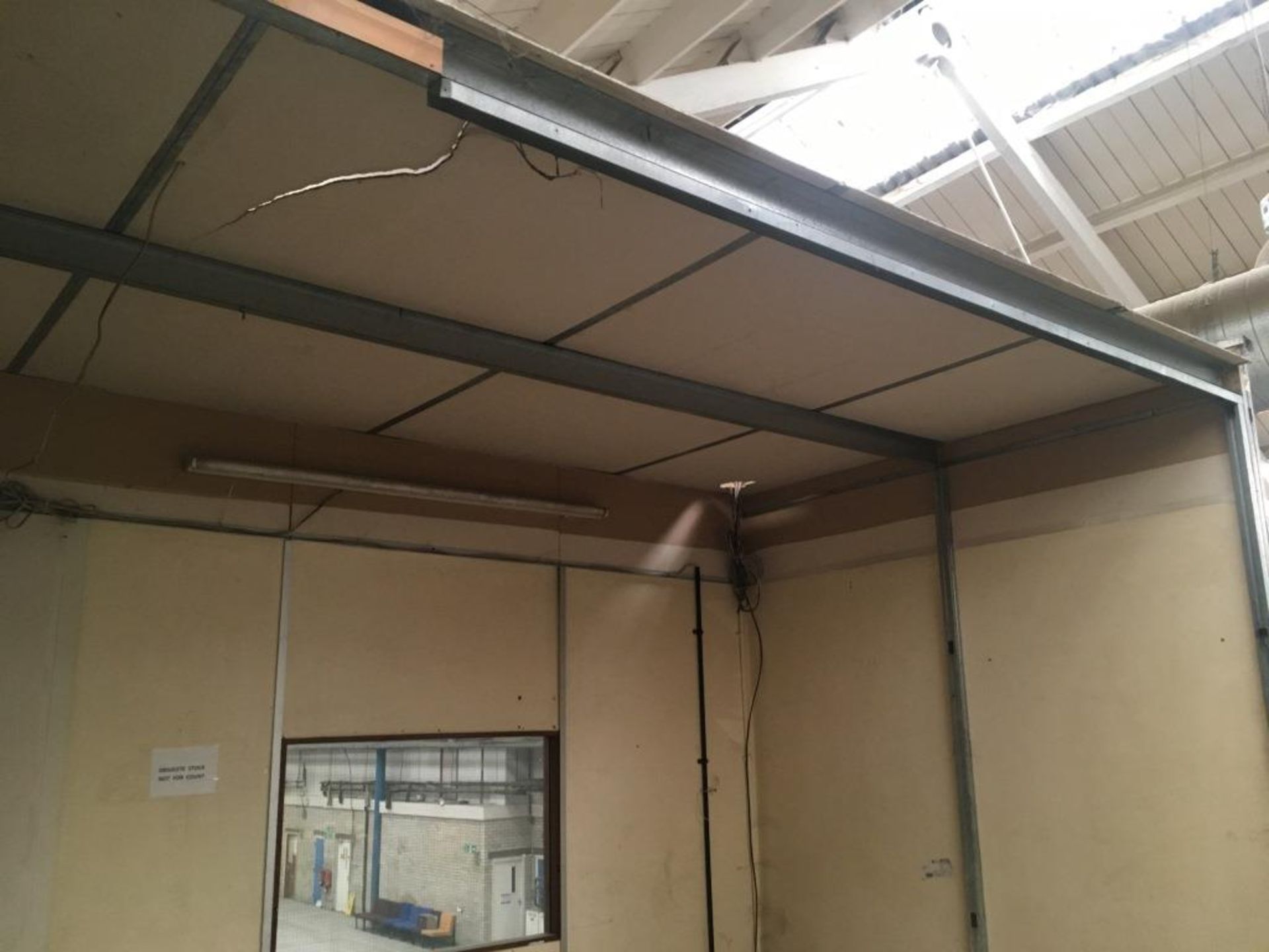 Mezzanine floor with partitioning below NB. A work Method Statement and Risk Assessment must be - Image 4 of 4