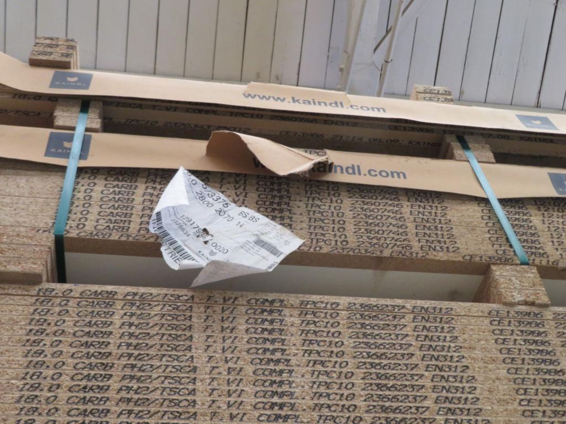 Approximately 134 mixed melamine faced chipboard panels - Image 8 of 8
