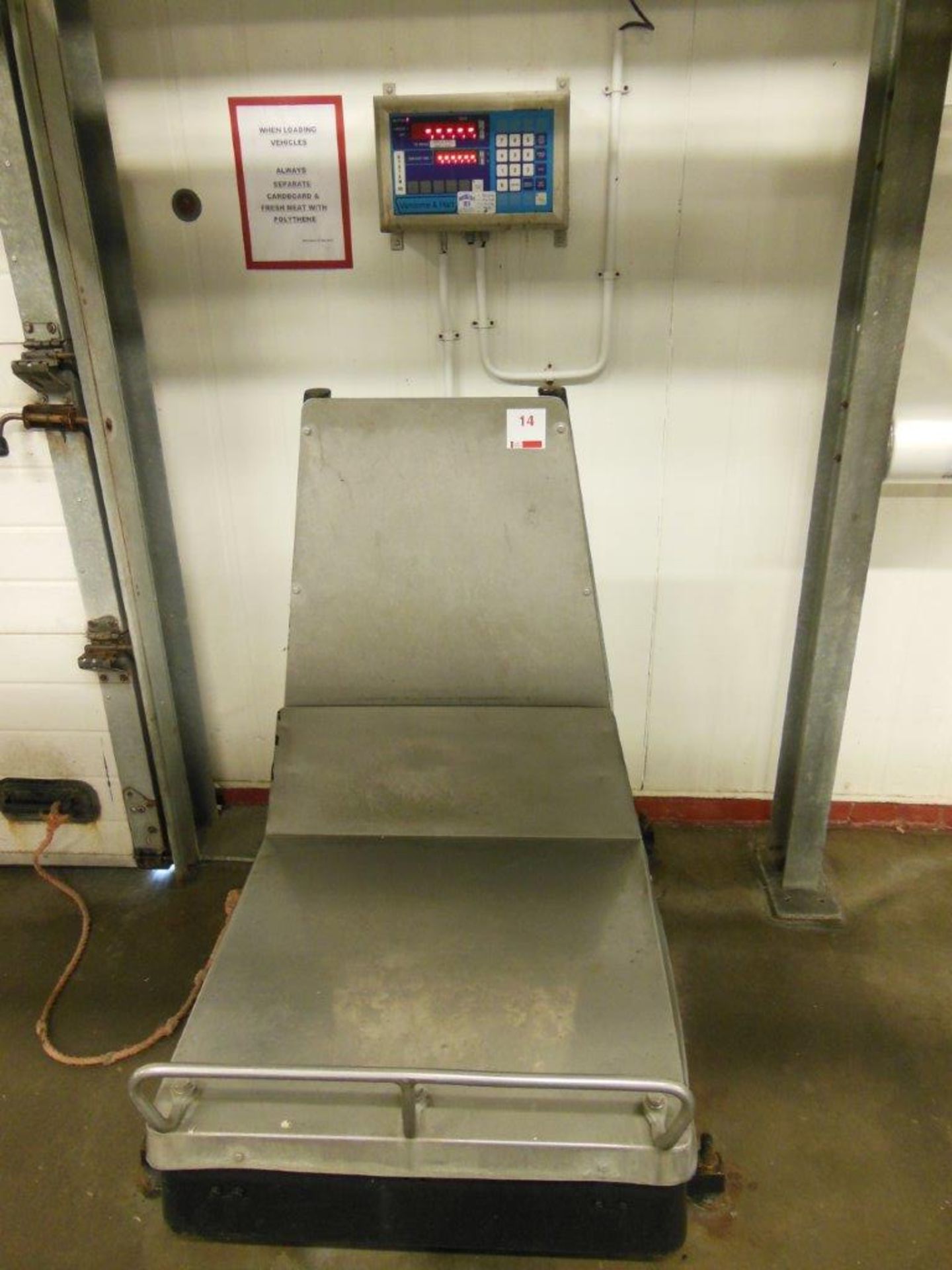 Vandome & Hart System 80 digital platform scales (800 x 700mm) 400kg X 0.2Kg