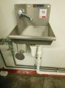 SYSPAL stainless steel knee operated hand wash basin