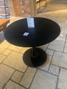 Lombok Berlin solid oak Circular dining Table H76 Dia 90cm RRP £1100
