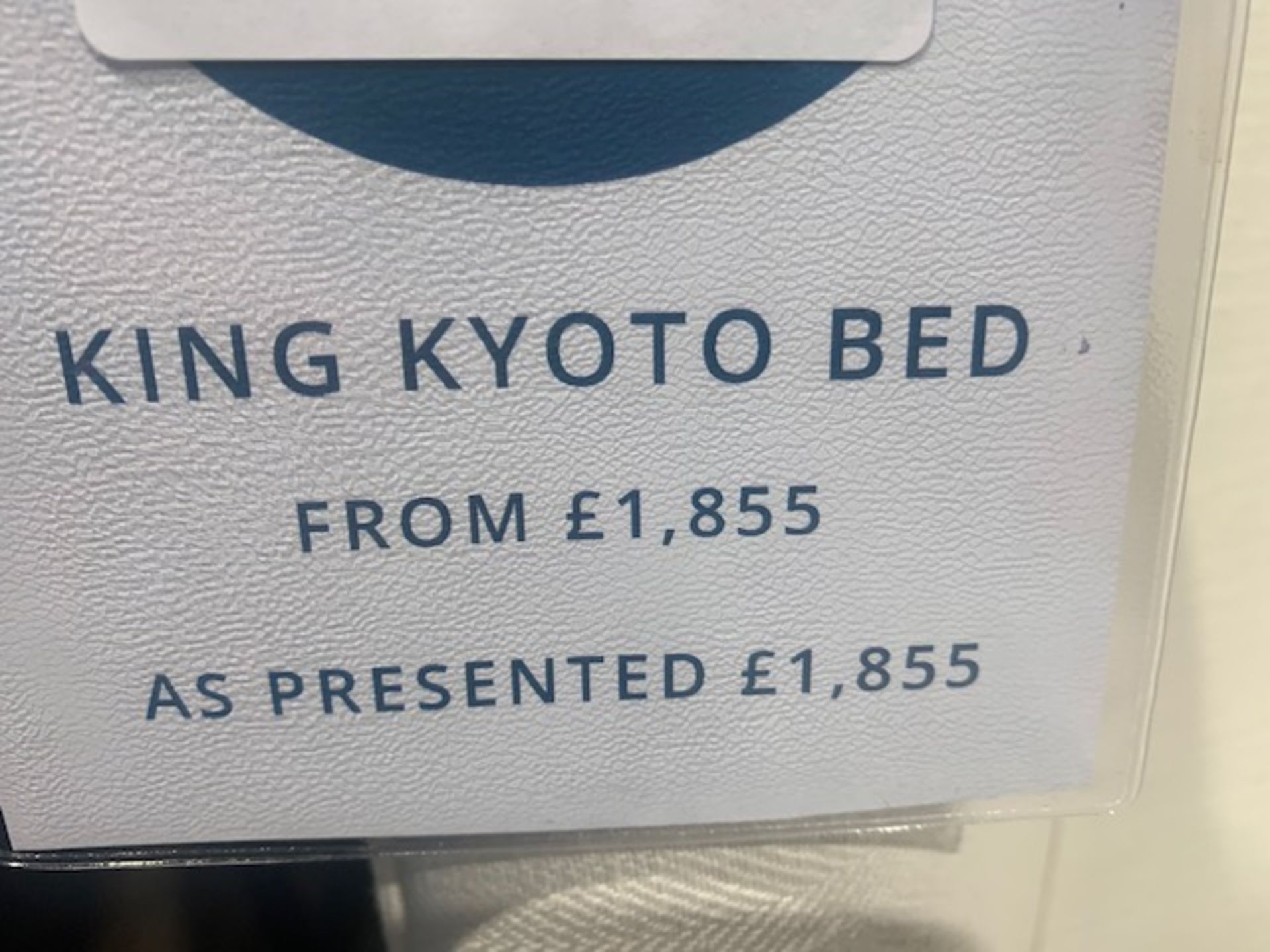 Lombok Kyoto king size bed c/w Hypnos reactive mattress exclusive for Lombok beds RRP £1855 + - Image 5 of 6