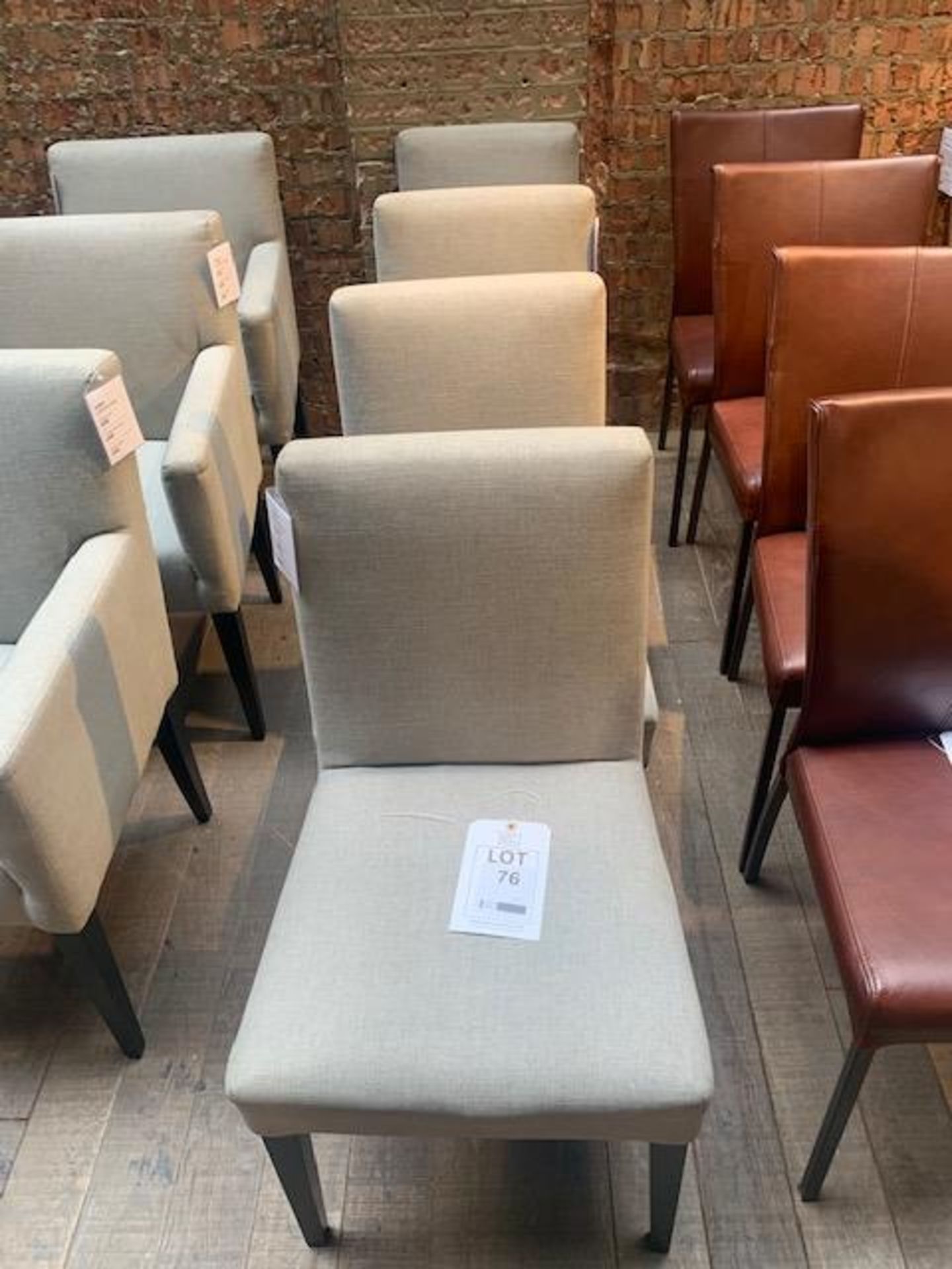 Four Lombok Avery dining chairs with Lombok fabric (RRP £230 each) RRP £920