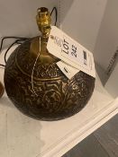 Lombok Kesum brass lamp (RRP £120)