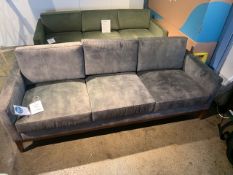 Lombok Karlsson 3 seater sofa in vintage velvet (RRP £1945)