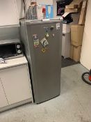 Beko upright fridge. Morphy Richards microwave. Hinari 4 slice toaster