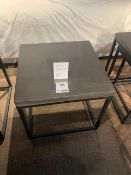Lombok Arianne Graphite Side Table W50cm D50cm H45cm RRP £185