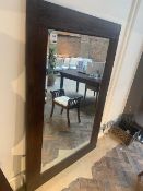 Lombok Keraton solid teak carved mirror W180cm H120cm RRP £765