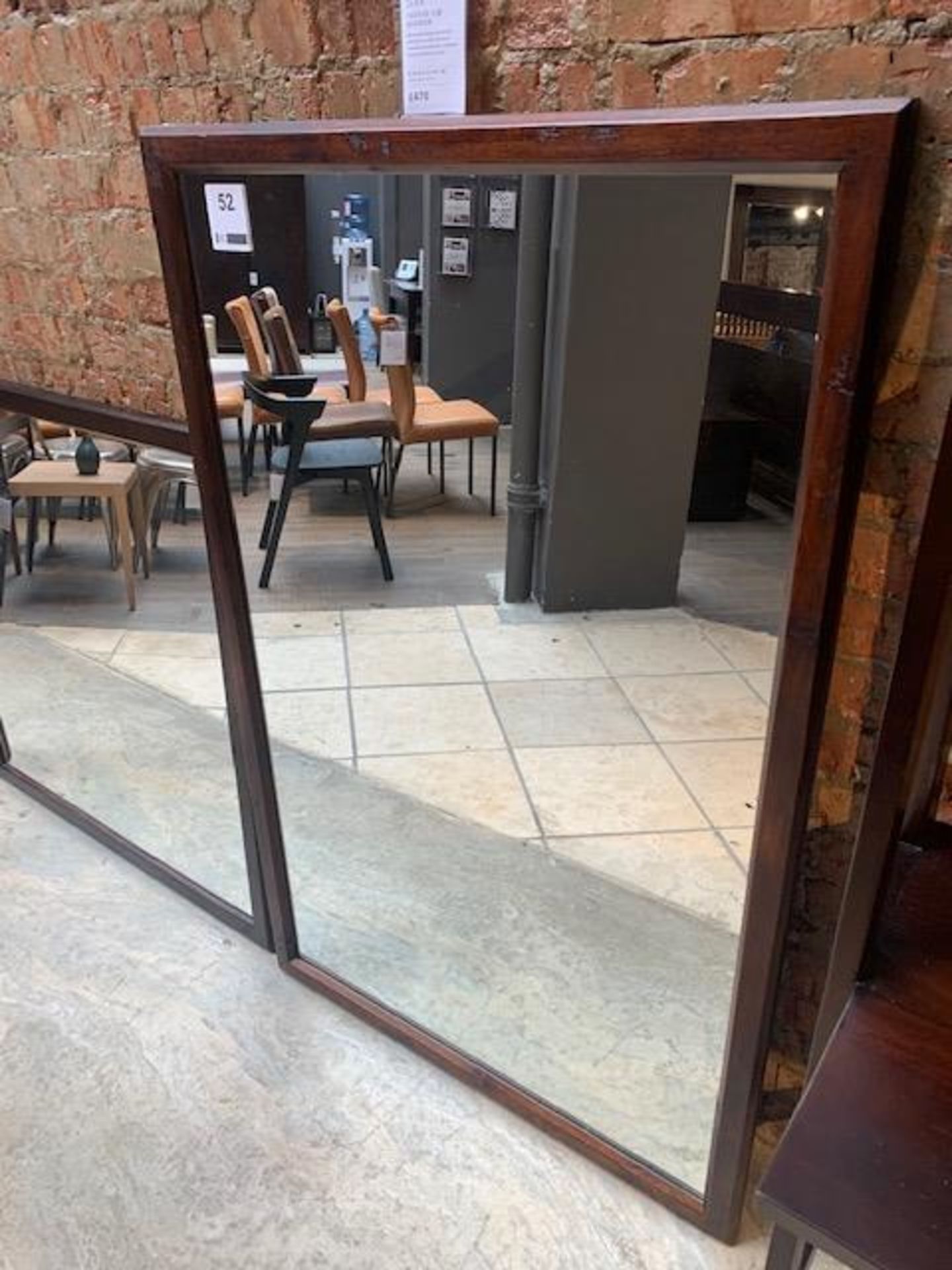 Lombok Seba solid medium teak mirror 140cm x 90cm RRP £470