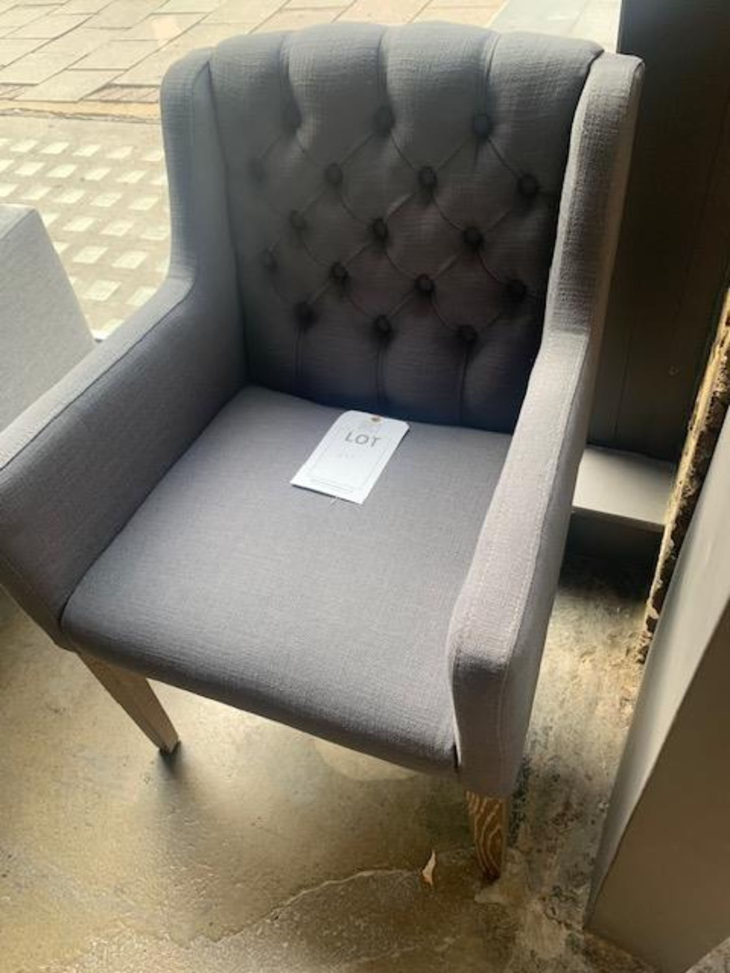 Lombok Kapas Bespoke Chair with Smoke Oak Legs RRP £525 - Image 2 of 4