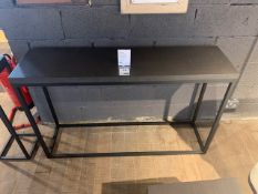 Lombok Arianne Graphite Console Table W130cm D36cm H86cm RRP £305