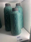 1 x small (RRP £45) & 2 Large Foxton vases (RRP £60 each) (RRP £165)