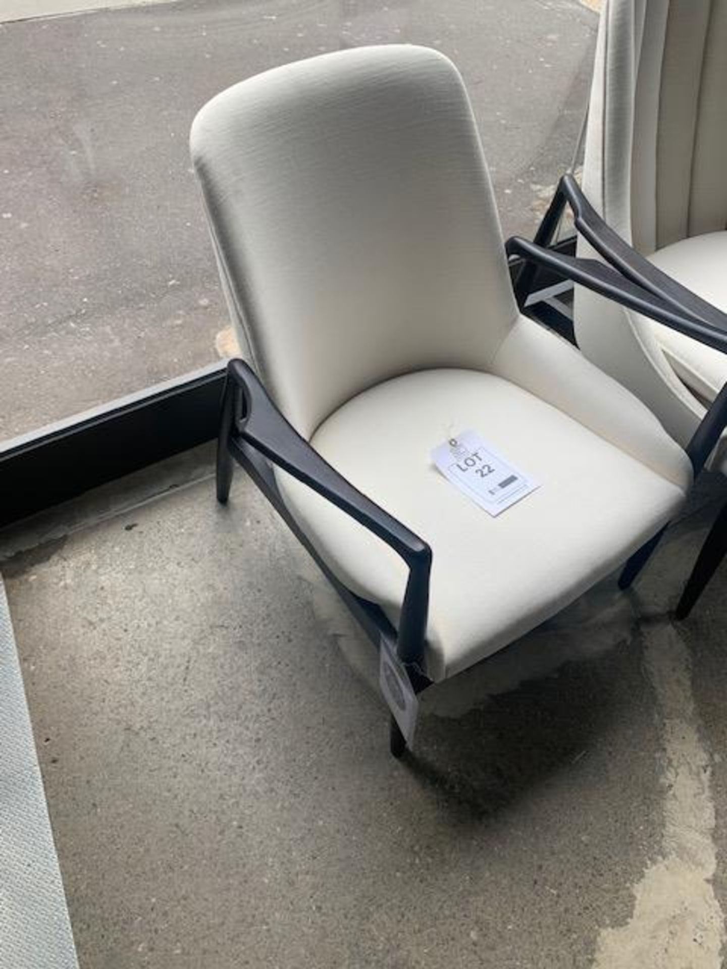 Lombok Mahsai Small Chair (white) RRP £930 - Image 2 of 2