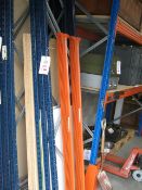 2 x bay run racking 600mm x 1850mm x 3000mm high dismantled (total 6 shelves and 3 uprights )