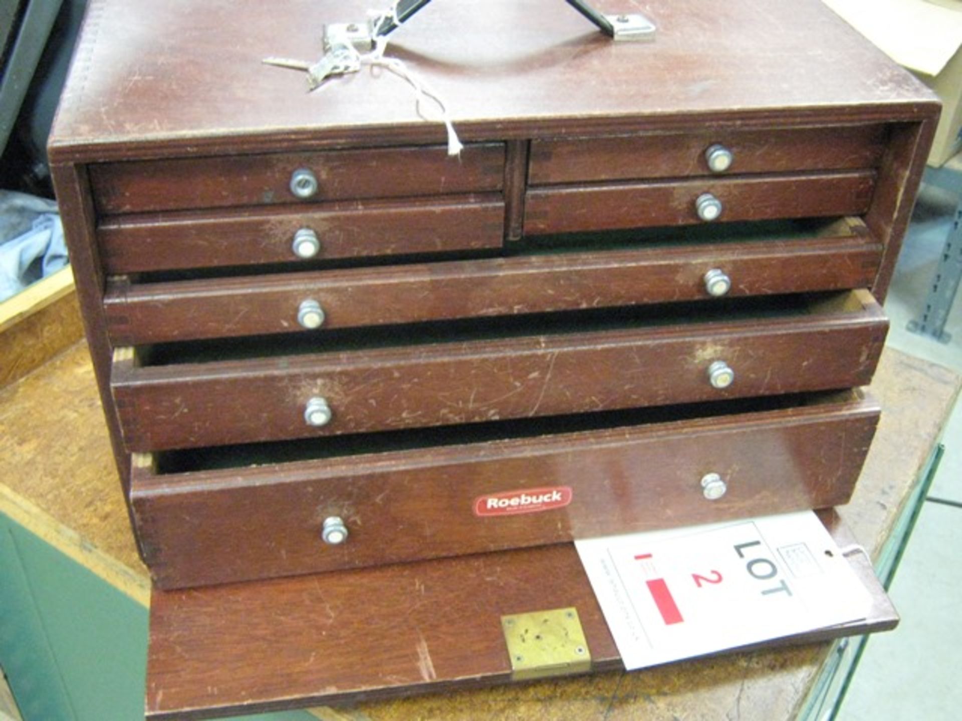 Toolmakers Cabinet with key